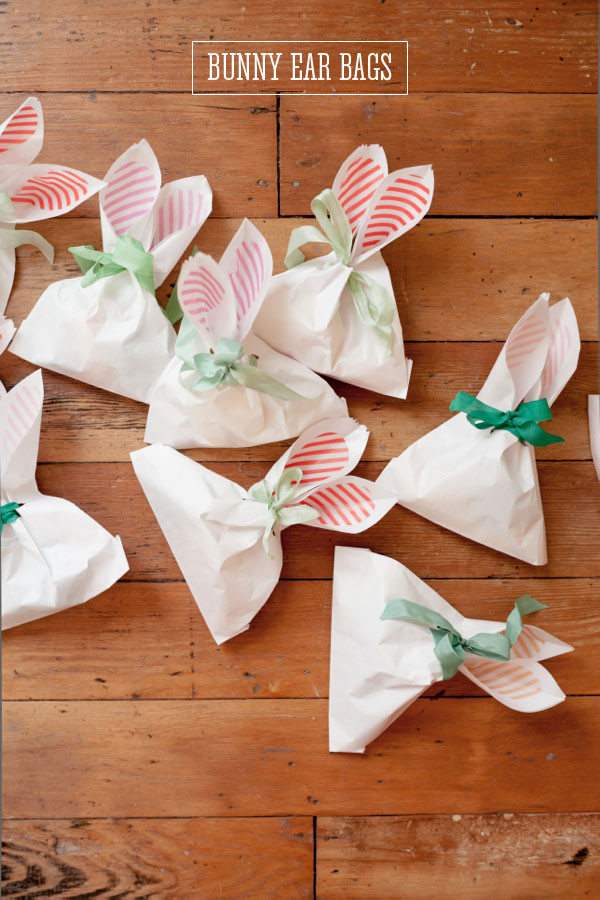 Easter Gifts To Make
 Bunny Ear Bags DIY