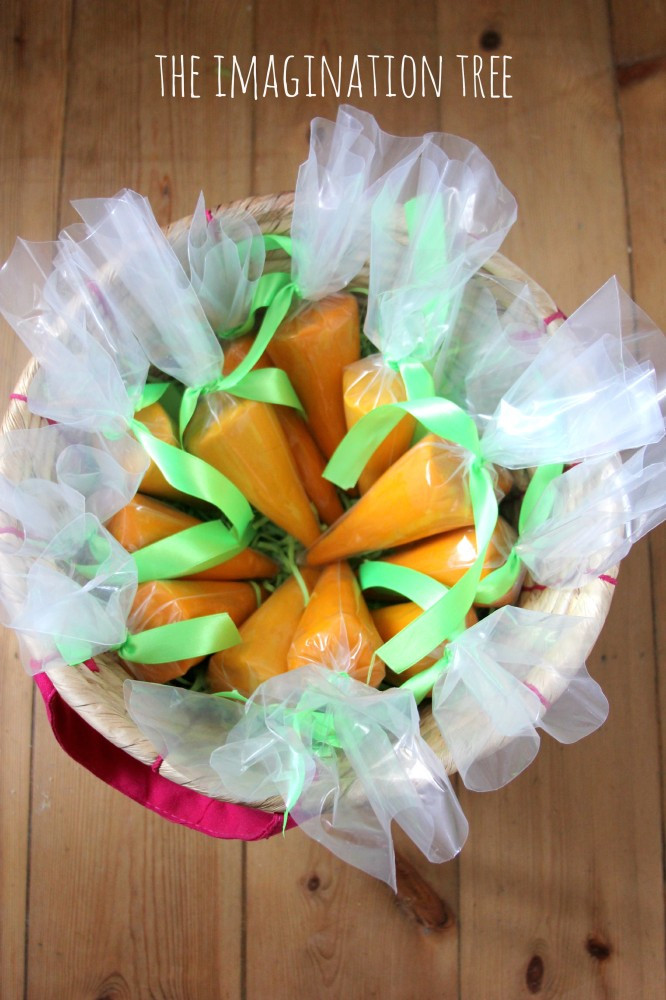 Easter Gifts To Make
 Carrot Play Dough Party Favours The Imagination Tree