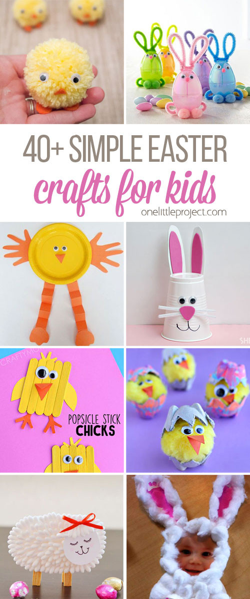 Easter Ideas For Toddlers
 40 Simple Easter Crafts for Kids e Little Project