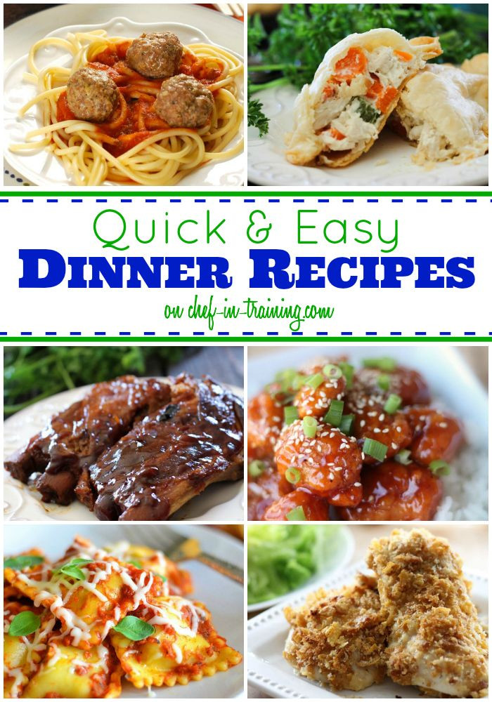 Easy And Quick Dinner Ideas
 50 Quick and Easy Dinners