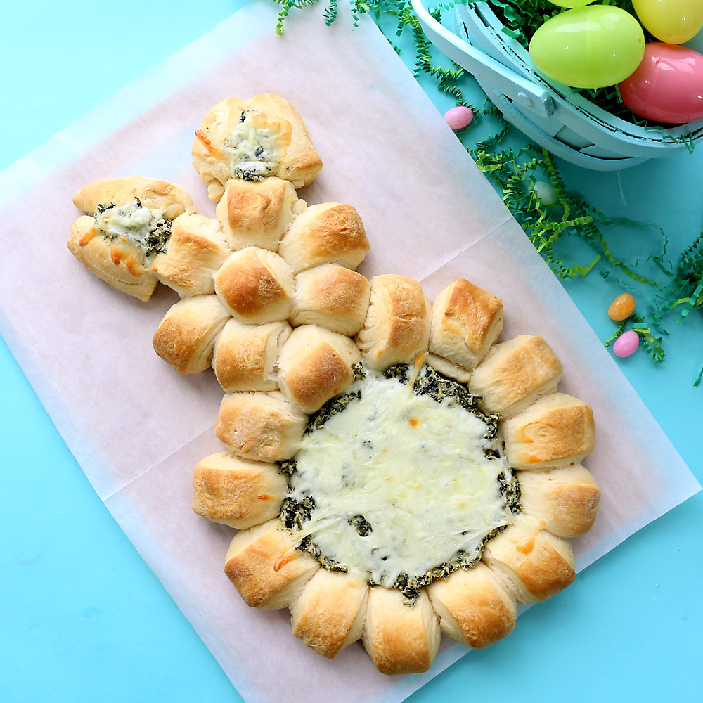 Easy Appetizers For Easter
 Easter bunny spinach dip easy Easter appetizer It s