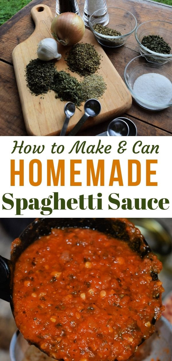 Easy Canning Spaghetti Sauce
 Easy Homemade Spaghetti Sauce with Fresh Tomatoes
