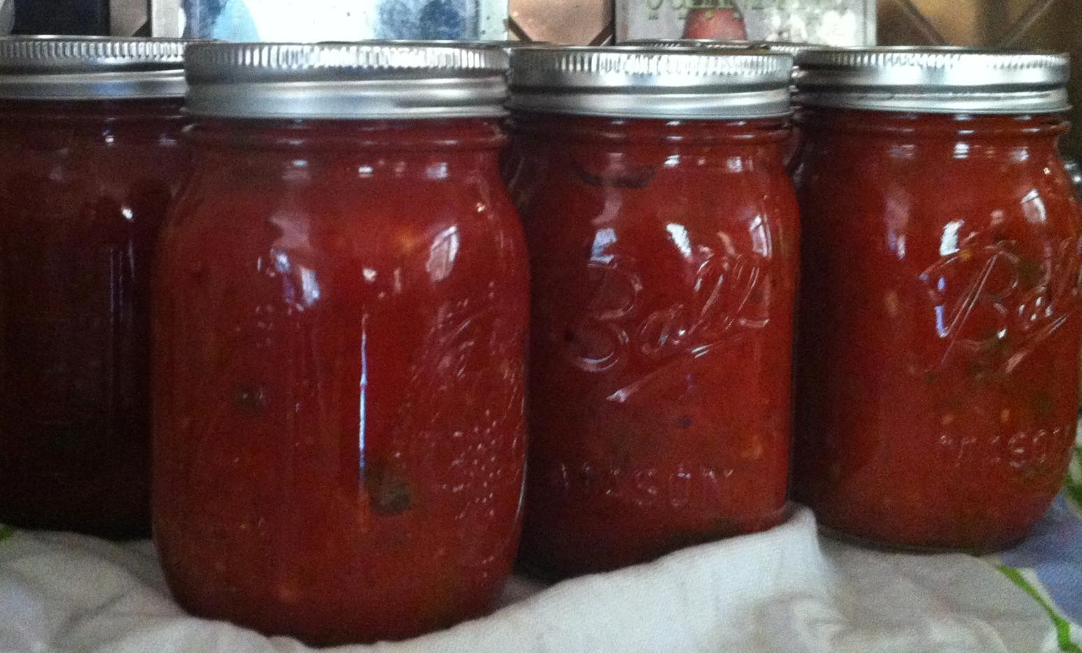 Easy Canning Spaghetti Sauce
 Easy Chunky Canned Pasta or Pizza Sauce Recipe