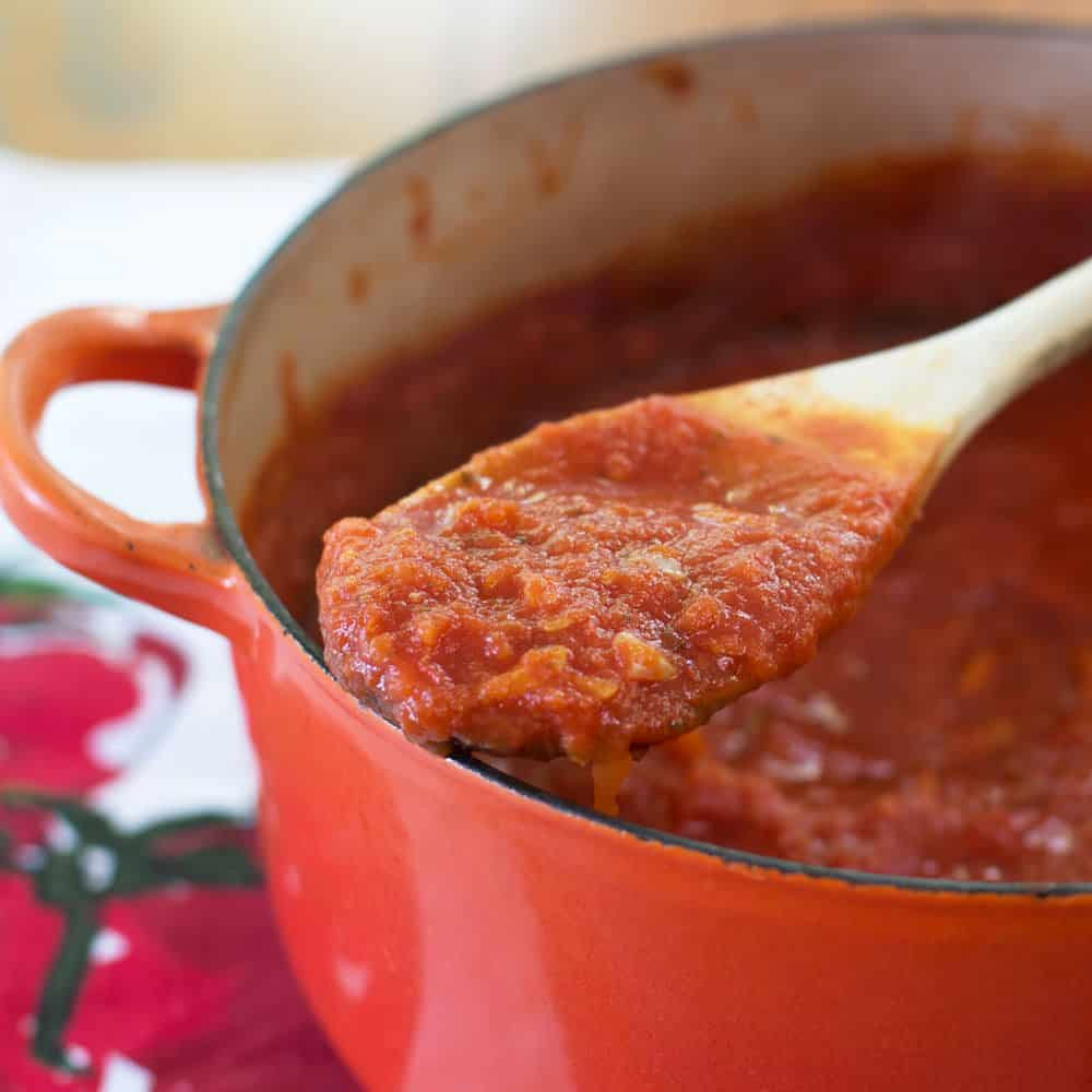 Easy Canning Spaghetti Sauce
 simple canned tomato pasta sauce