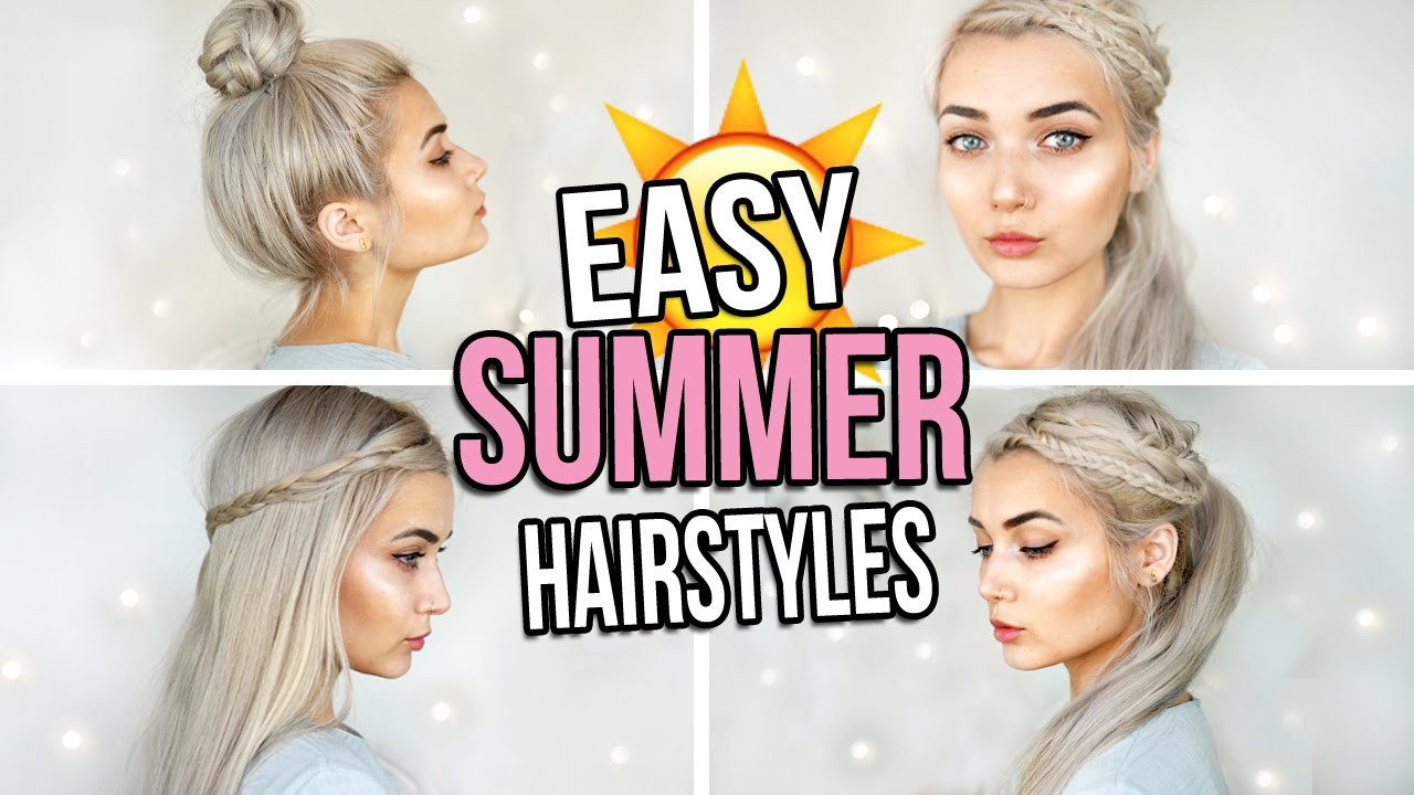 Easy Hairstyles For Summer
 CUTE & EASY BRAIDED SUMMER HAIRSTYLES
