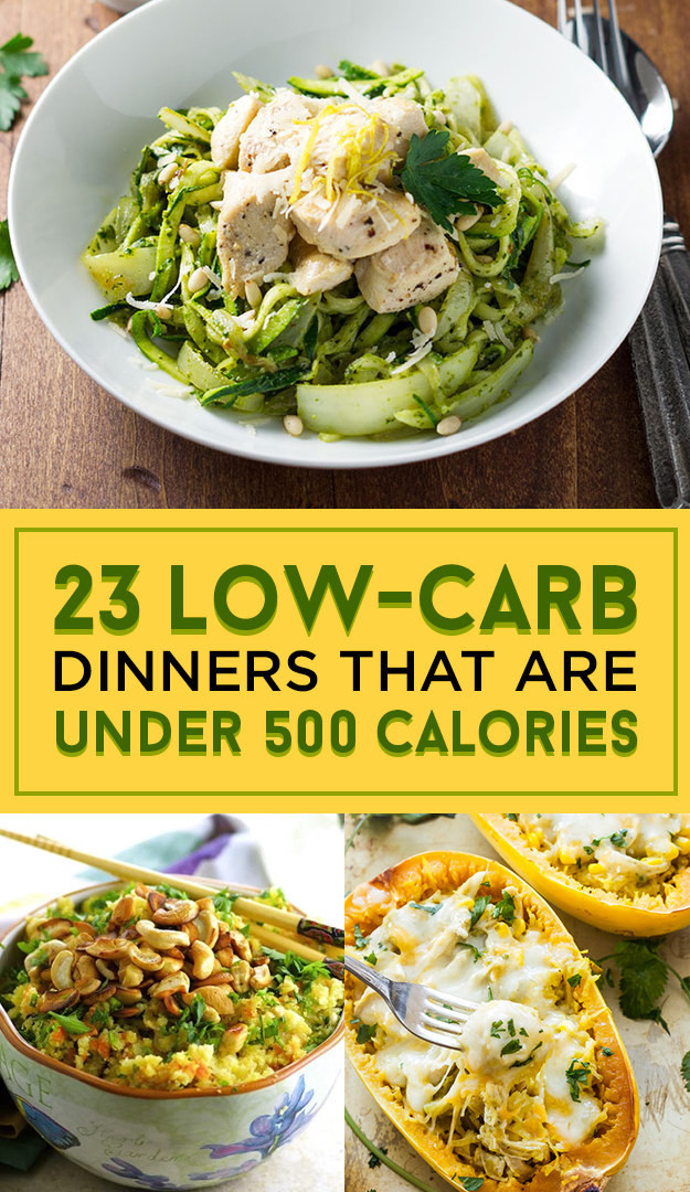 Easy Low Calorie Dinners
 23 Low Carb Dinners Under 500 Calories That Actually Look