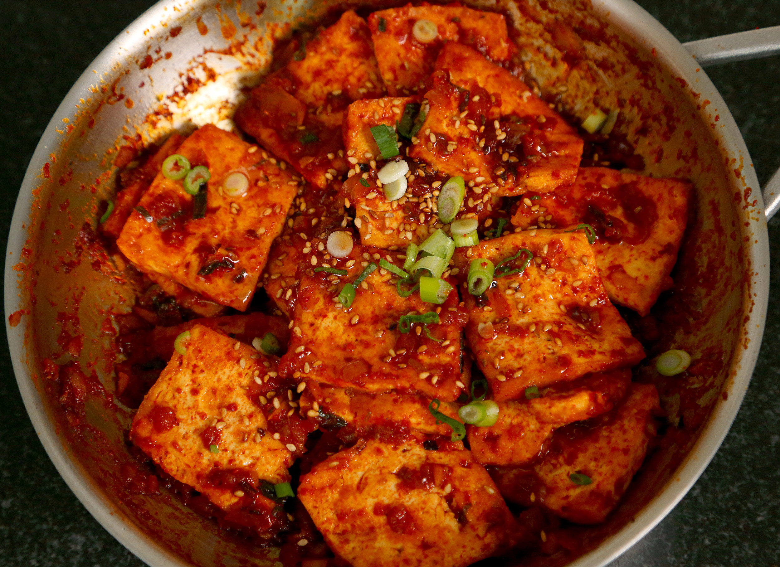 Easy Spicy Tofu Recipes
 Spicy braised tofu Dubu jorim 두부조림 recipe Maangchi