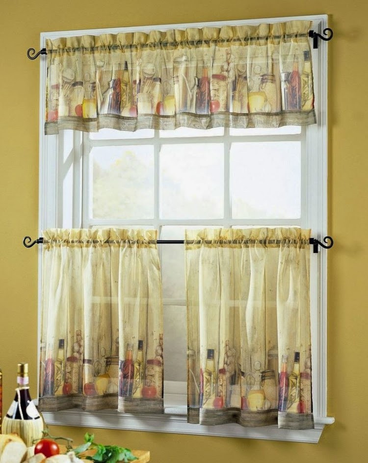 Elegant Kitchen Curtains
 15 Elegant kitchen window curtains for window decoration