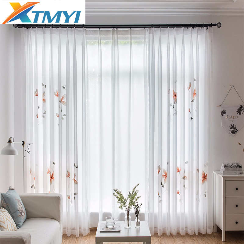 Elegant Kitchen Curtains
 tulle curtains for living room Elegant lotus kitchen