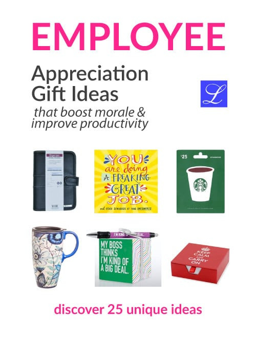 Employee Anniversary Gift Ideas
 25 Employee Recognition Gifts How to Say Thanks to Your Staff