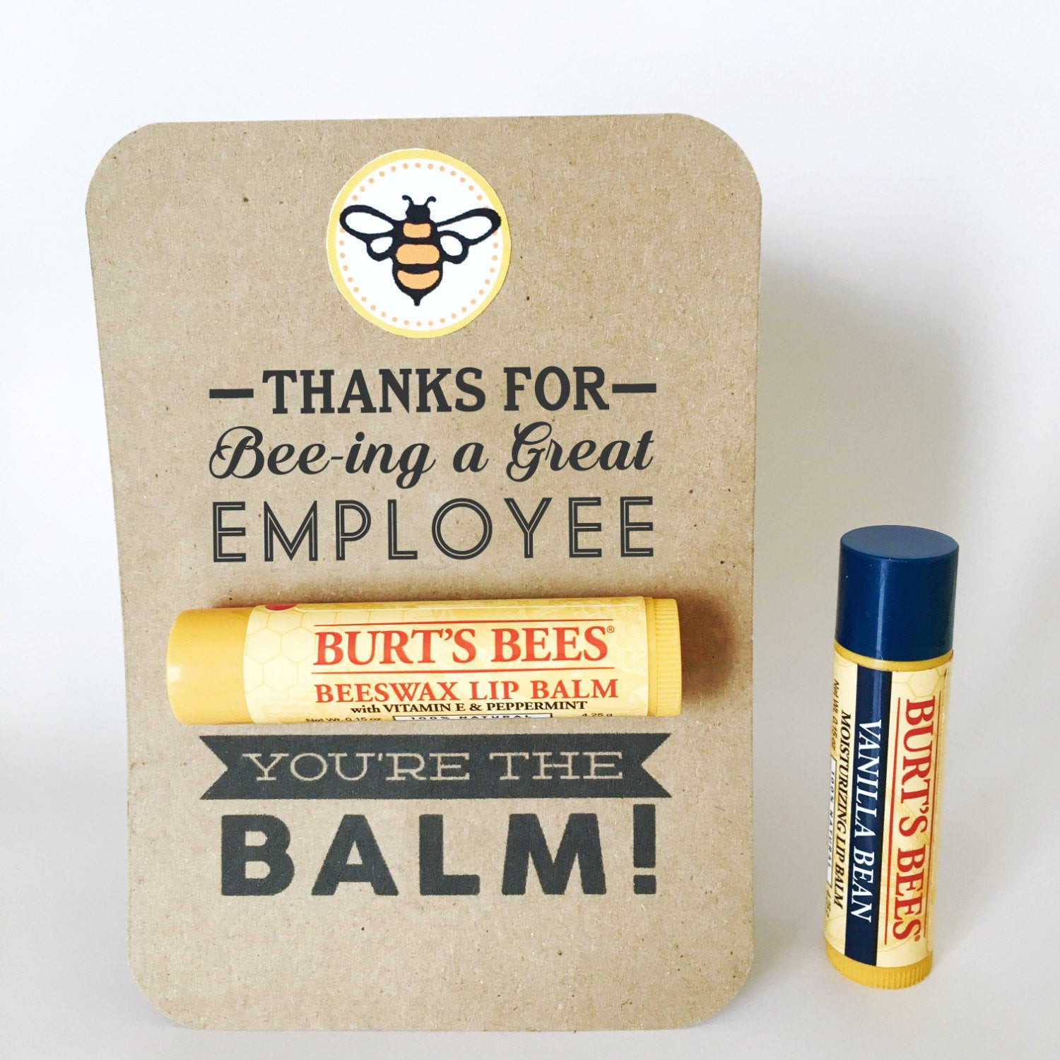 Employee Anniversary Gift Ideas
 EMPLOYEE APPRECIATION Gift You re the Balm Chapstick