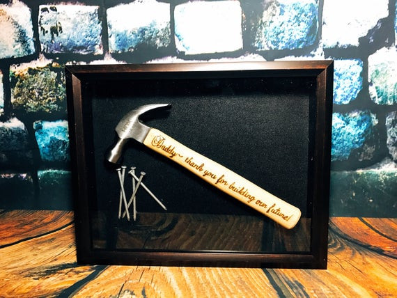 Etsy Fathers Day Gifts
 Father s Day Gift Fathers Day Hammer Personalized