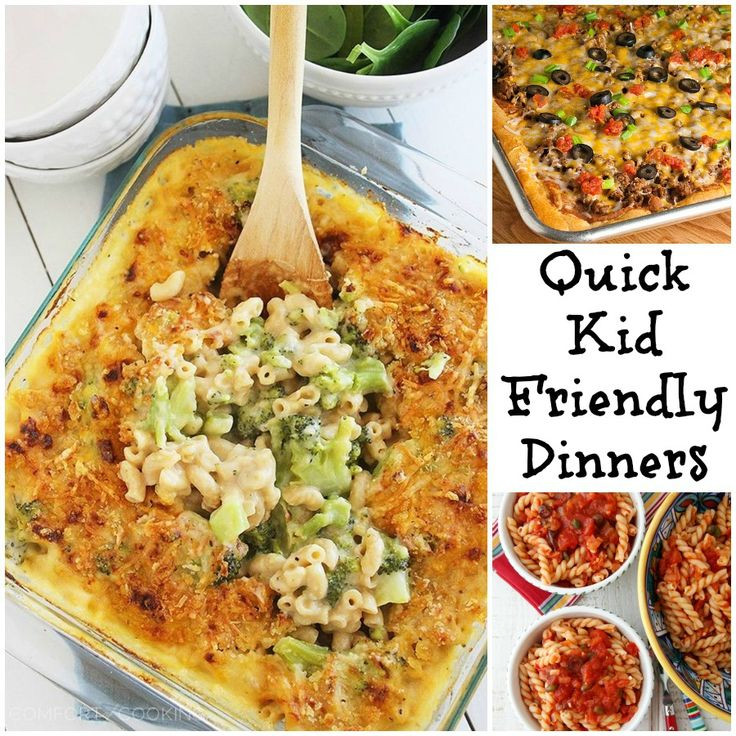 Fast Kid Friendly Dinners
 1000 images about Casserole dinner ideas on Pinterest