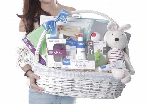 Free Gift For New Born Baby
 Ultimate Newborn Baby White Gift Basket FREE Delivery to