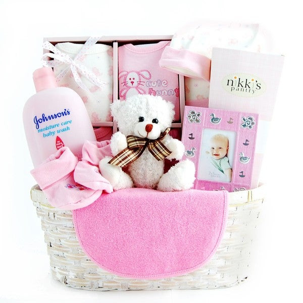 Free Gift For New Born Baby
 Shop New Arrival Baby Gift Basket for Girls Free