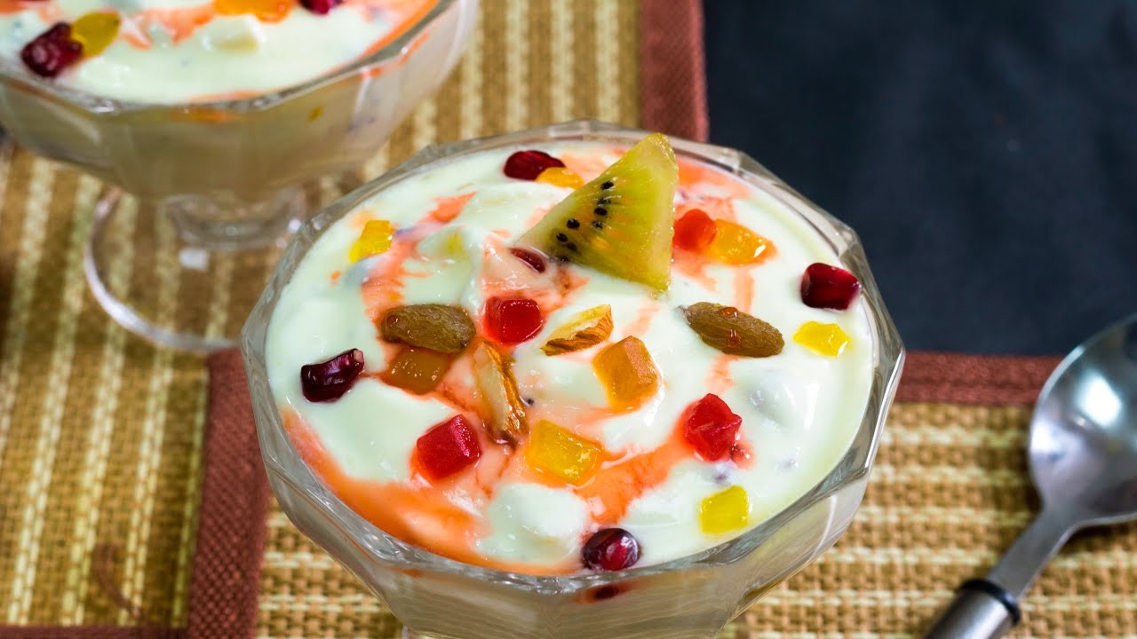 Fruitcake And Ice Cream
 Fruit Cream Recipe