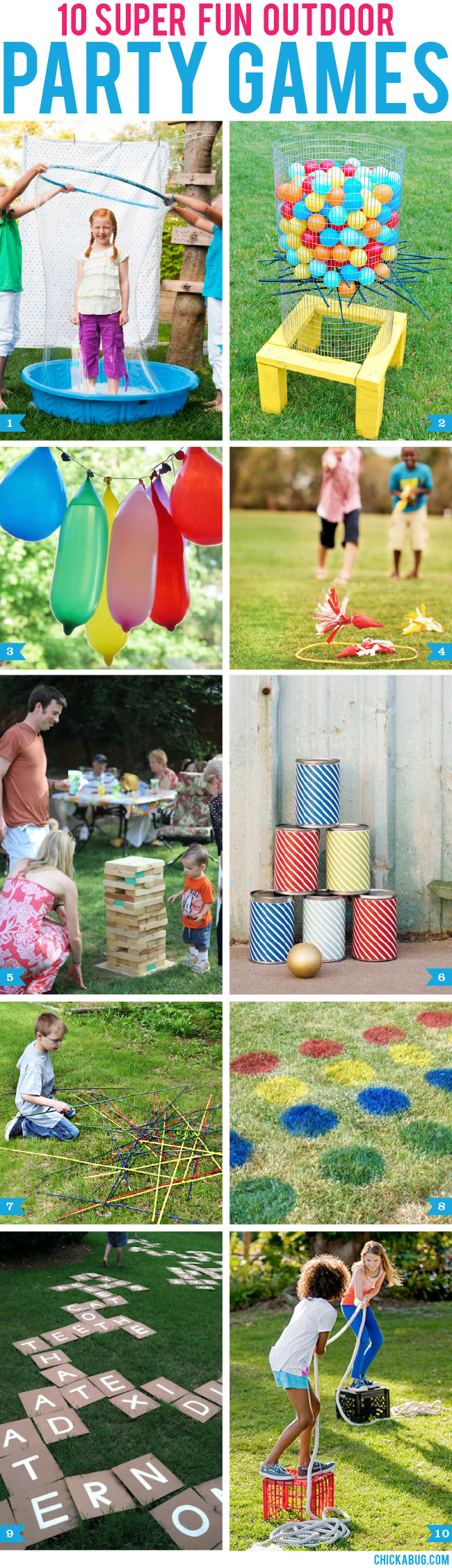 Fun Backyard Party Ideas
 10 super fun outdoor party games