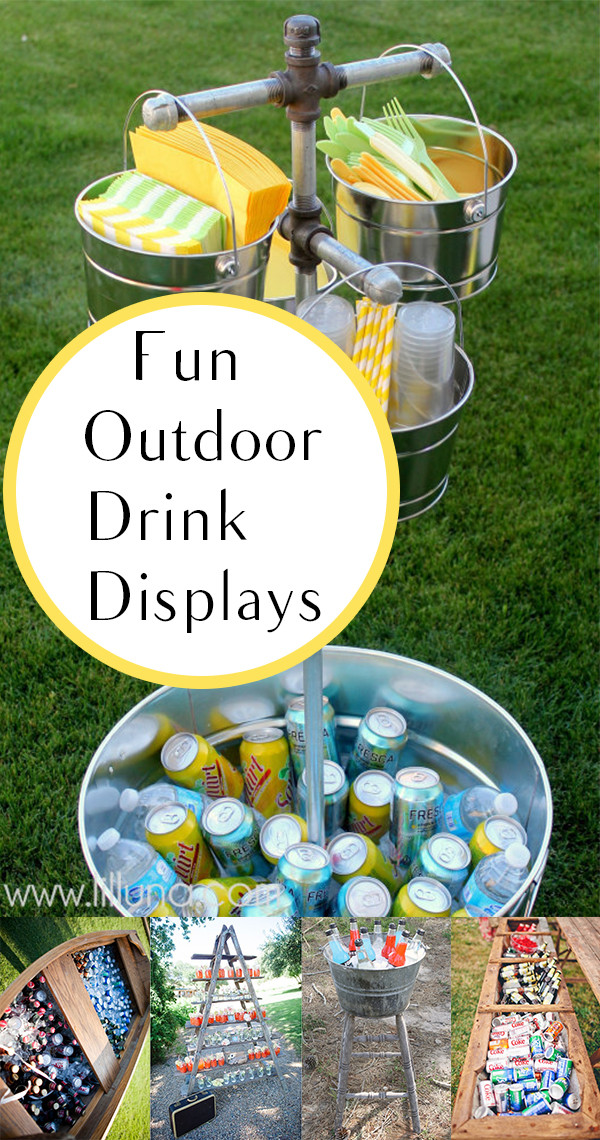 Fun Backyard Party Ideas
 15 Outdoor Drink Display Ideas
