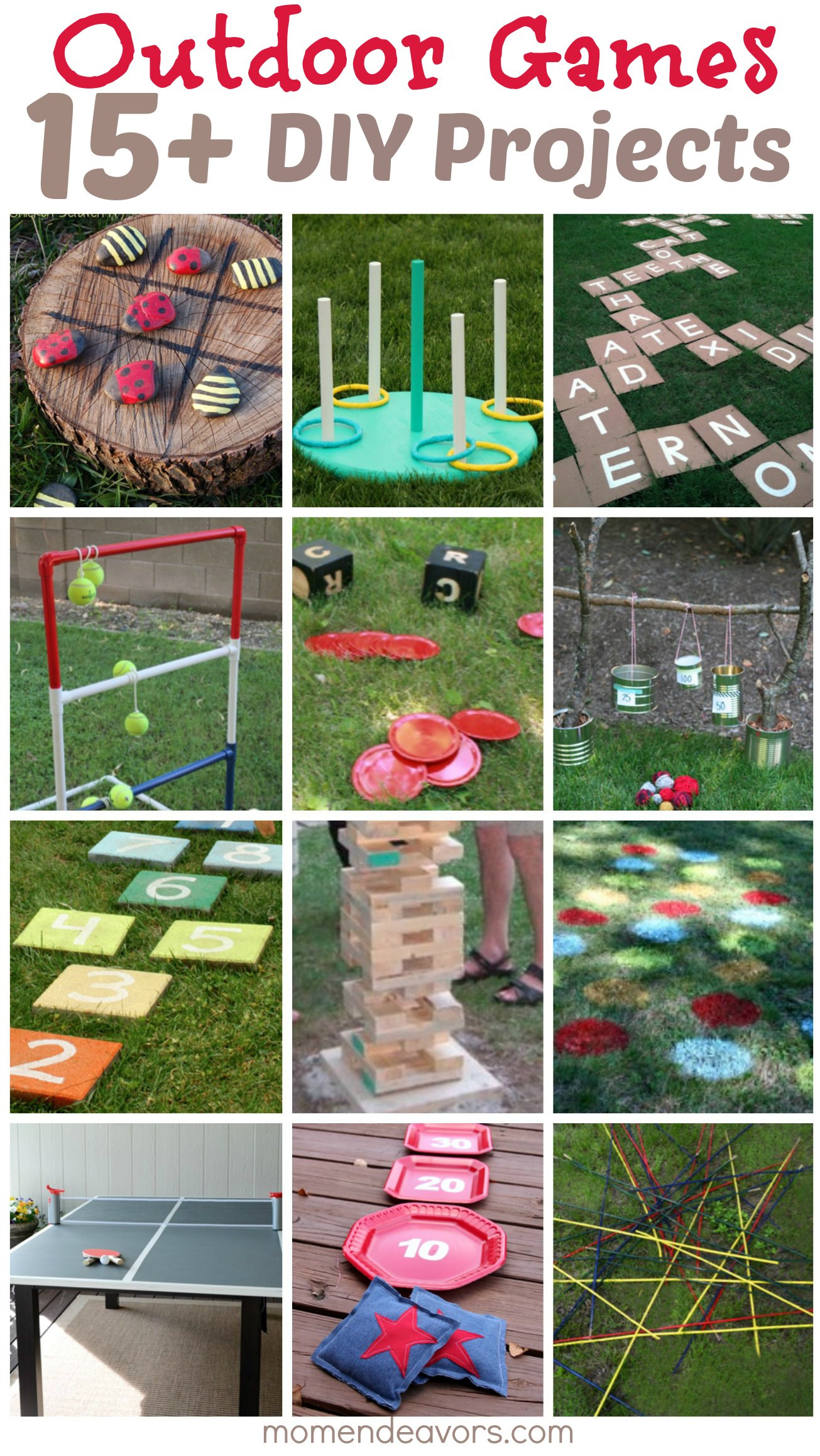 Fun Outdoor Games For Kids
 DIY Outdoor Games – 15 Awesome Project Ideas for Backyard