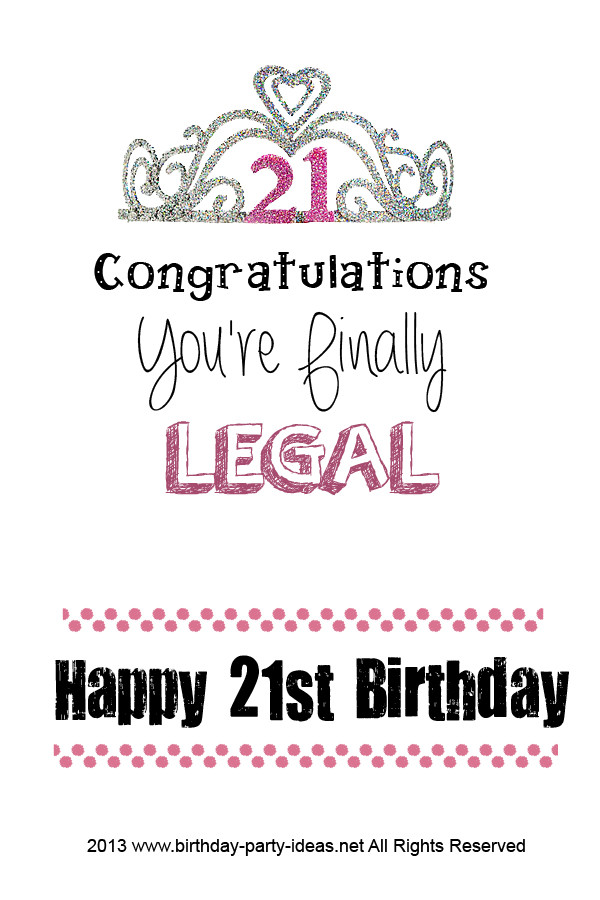 Funny 21St Birthday Quotes
 21st Birthday Quotes QuotesGram