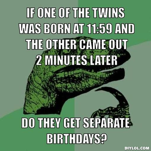 Funny Twin Birthday Quotes
 TWIN BIRTHDAY MEMES image memes at relatably