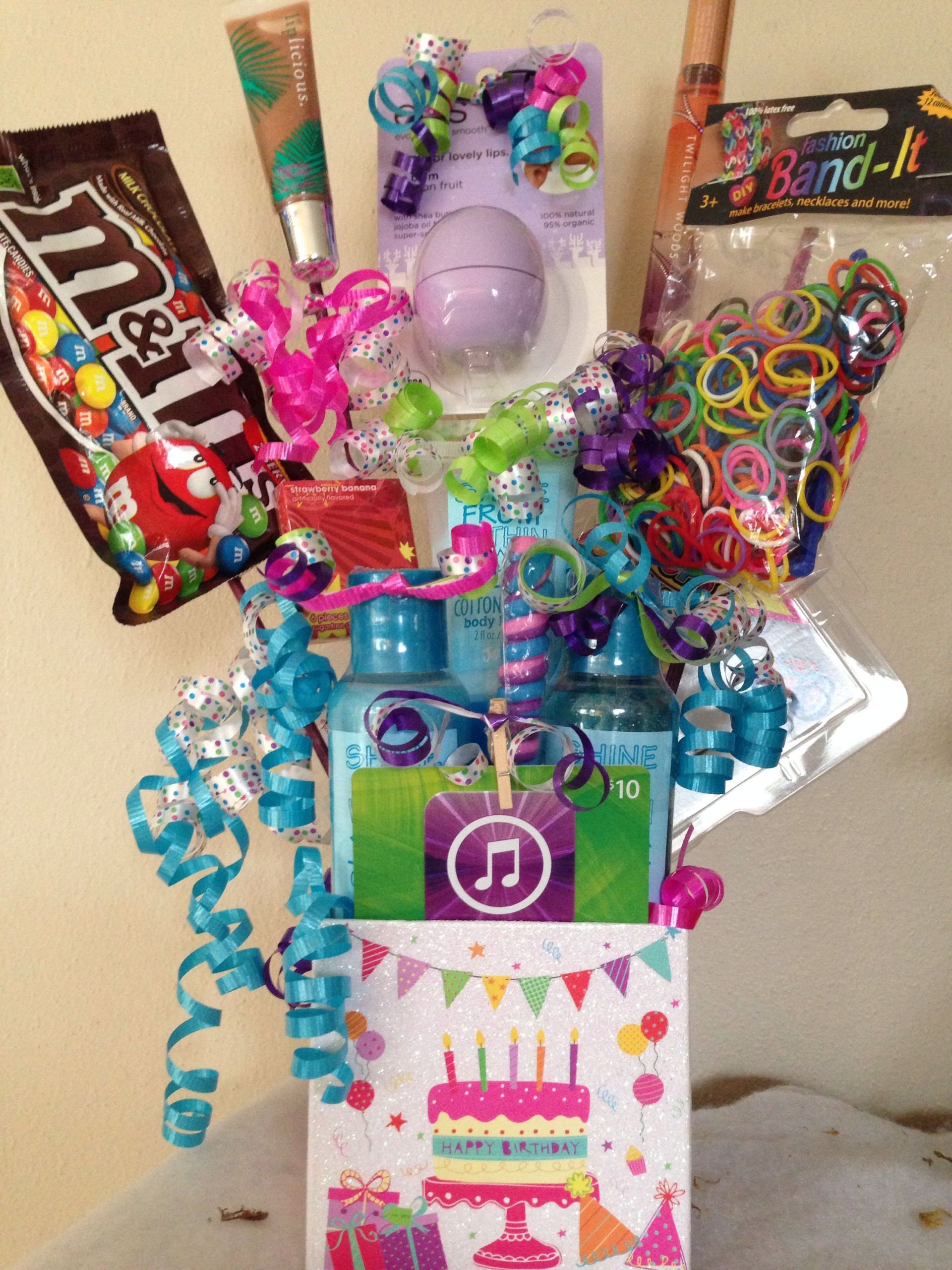 Gift Basket Ideas For Teenage Girls
 Girl birthday t basket … Gifts