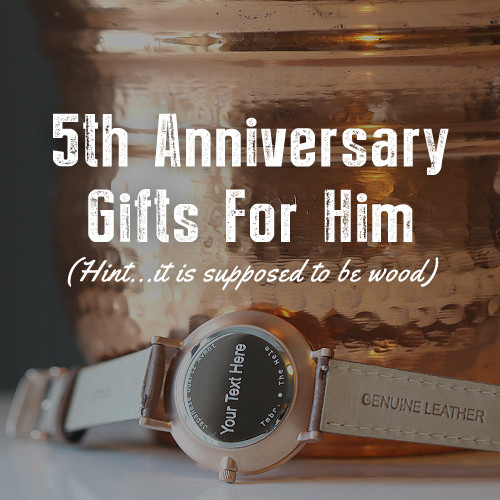 Gift Ideas For 5 Year Anniversary
 Wood 5th Anniversary Gifts for Him Tmbr