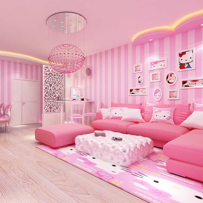 Girl Bedroom Wallpaper
 Aliexpress Buy Modern Room Wall Papers Home Decor