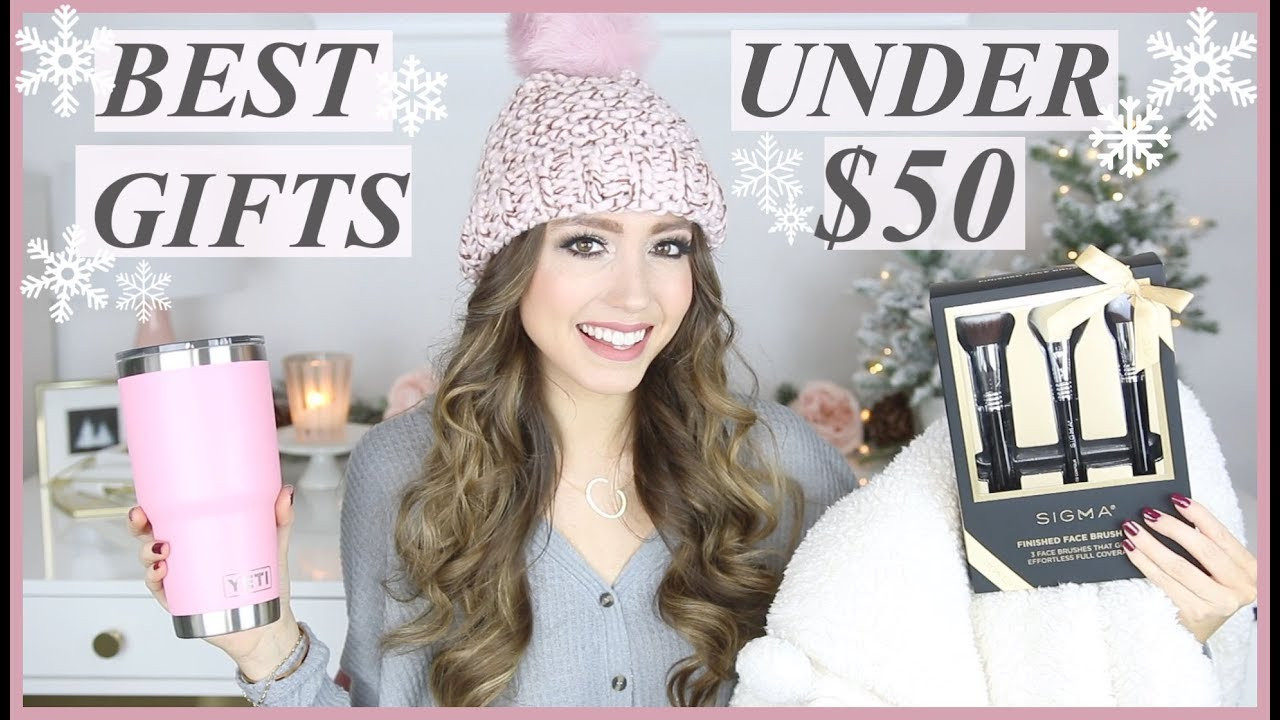 Girlfriend Gift Ideas Under $50
 BEST CHRISTMAS GIFTS FOR HER UNDER $50