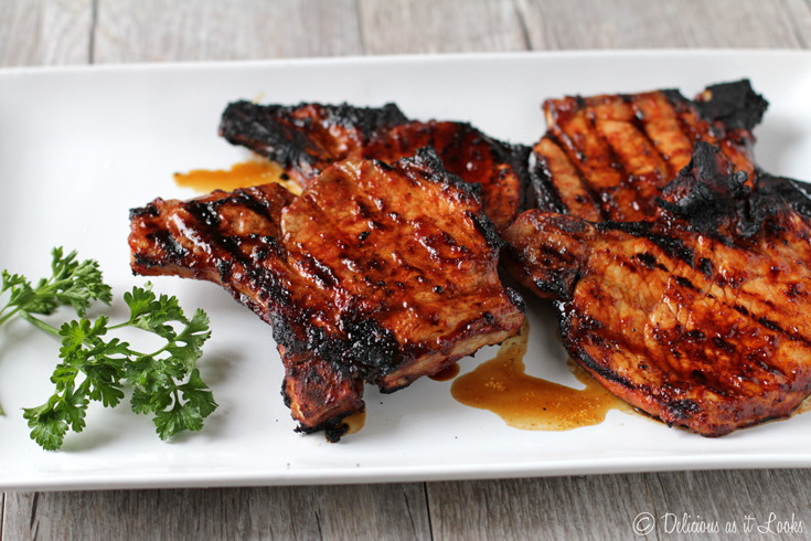Grilled Bbq Pork Chops
 Delicious as it Looks Low FODMAP Balsamic BBQ Grilled