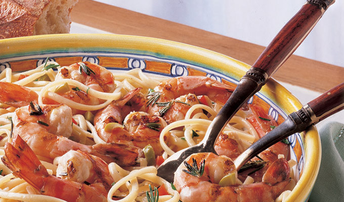 Grilled Shrimp Pasta
 Grilled Rosemary Shrimp Pasta – STARFineFoods