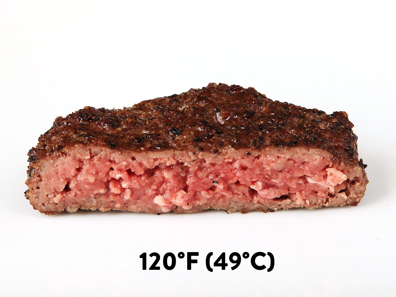 Ground Beef Sous Vide
 Ground Rib eye Burgers 125°F 60min sousvide
