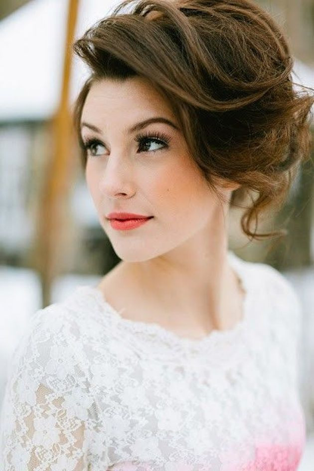 Hairstyles For Brides With Short Hair
 30 Ways To Style Short Hair for Your Wedding