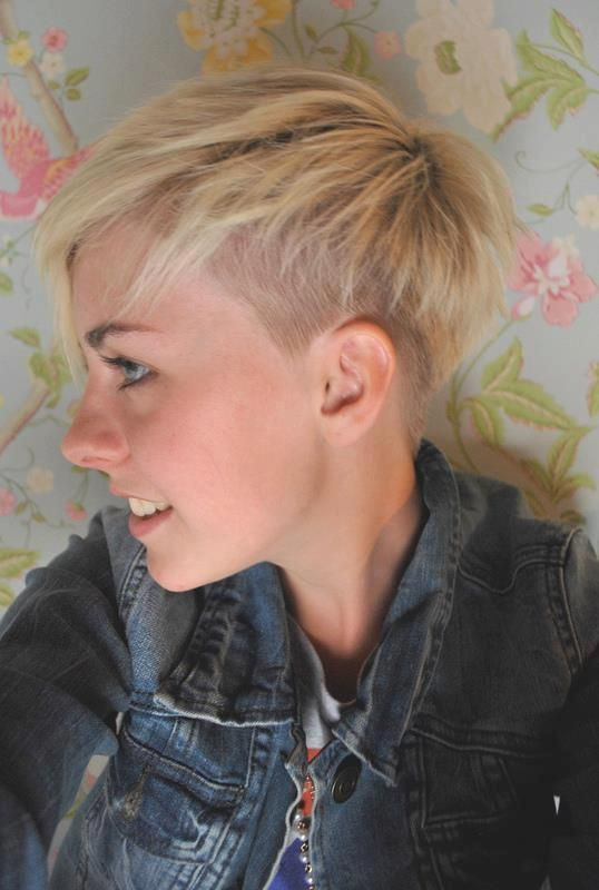 Hairstyles For Growing Out Undercut
 Pin on short pixie