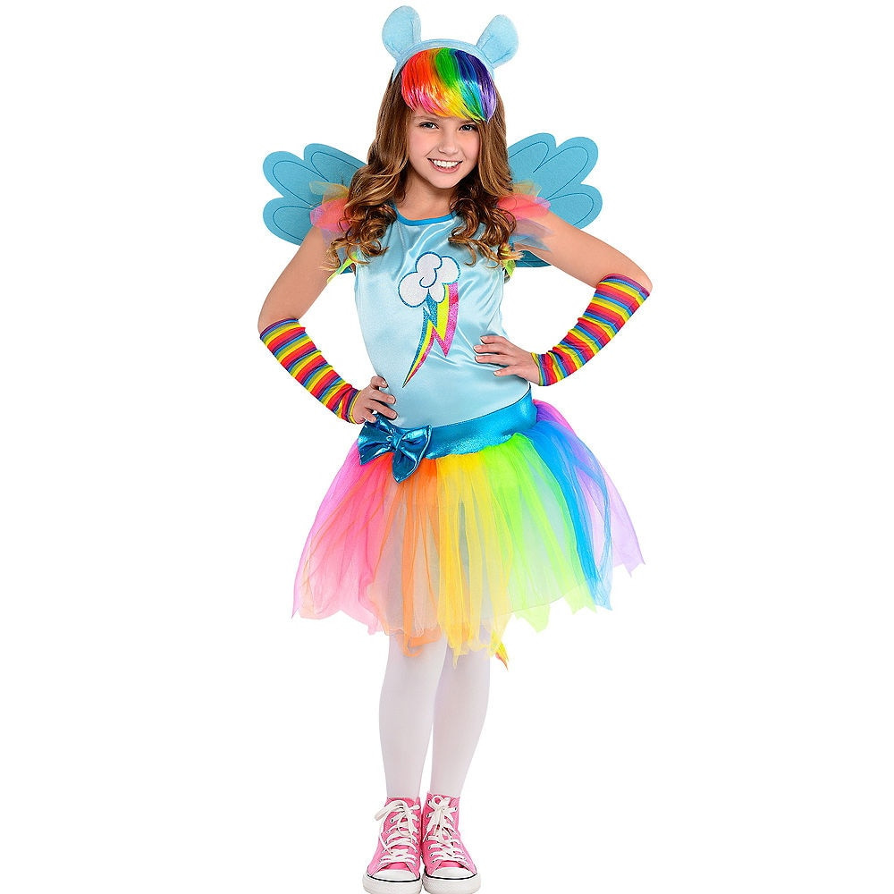 Halloween Costumes For Girls Party City
 Girls Rainbow Dash Costume My Little Pony