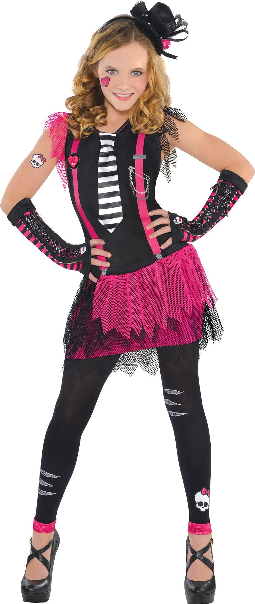 Halloween Costumes For Girls Party City
 Girls Draculaura Costume Accessories Monster High