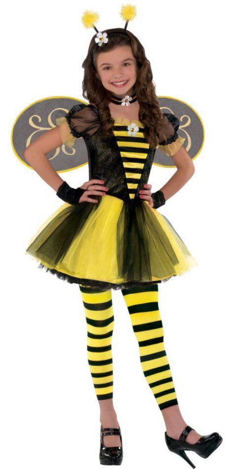 Halloween Costumes For Girls Party City
 Girls Totally Bumble Bee Costume Party City