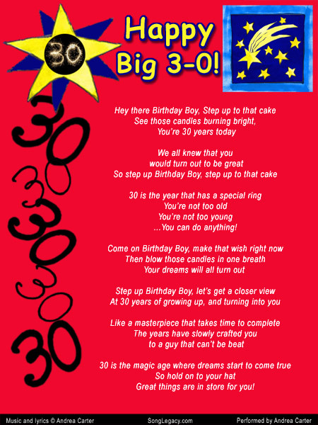 Happy 30 Birthday Quotes
 30th Birthday Quotes For Son QuotesGram