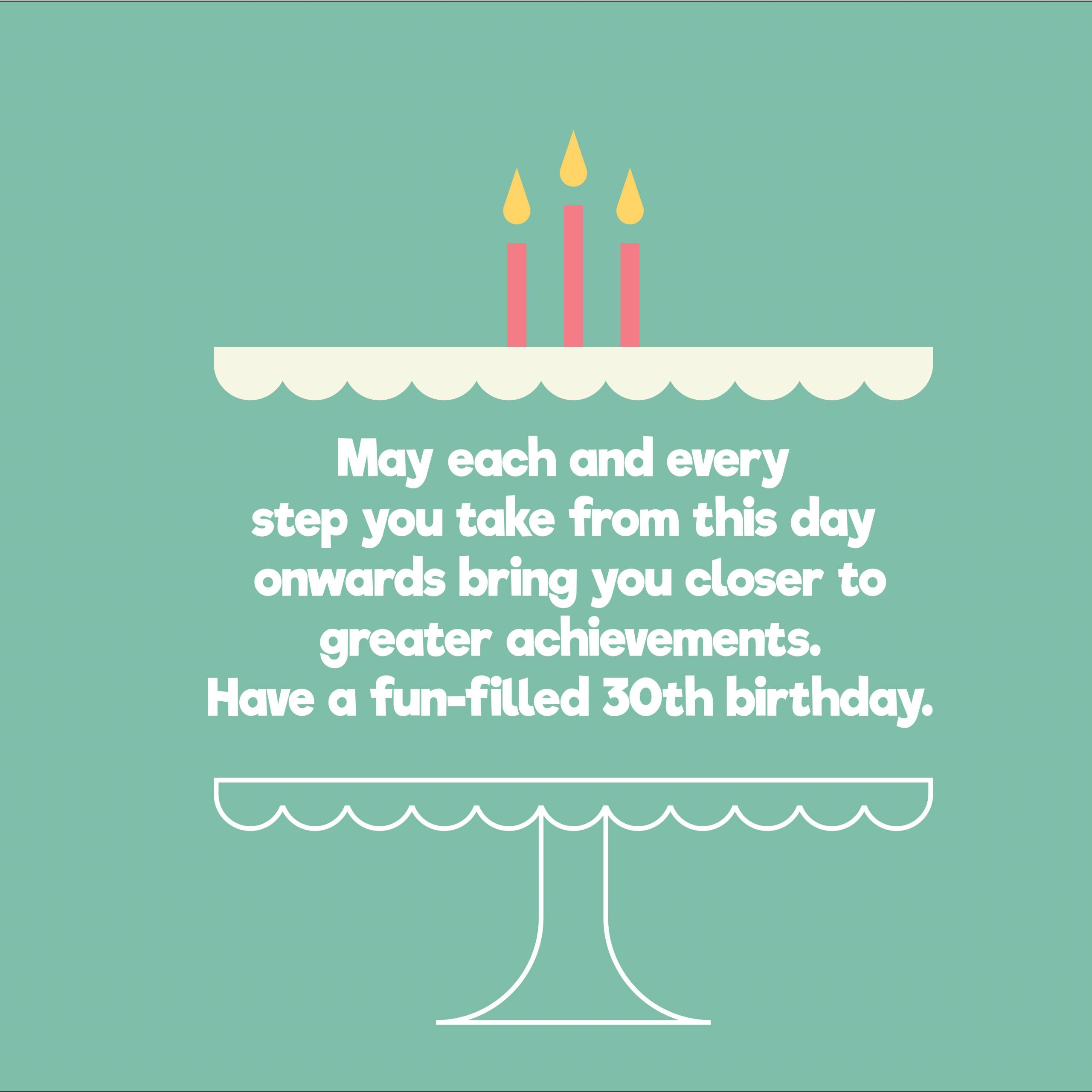 Happy 30 Birthday Quotes
 Unique Happy 30th Birthday Quotes and Wishes – Top Happy