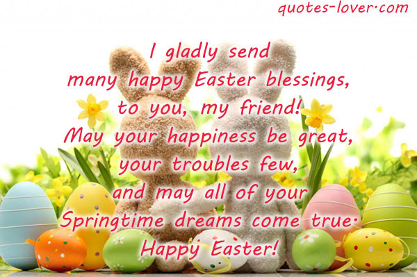 Happy Easter Blessings Quotes
 Happy Easter Blessings Quotes QuotesGram