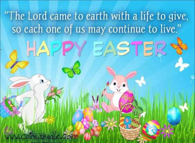 Happy Easter Quotes
 Happy Easter Quotes Cathy