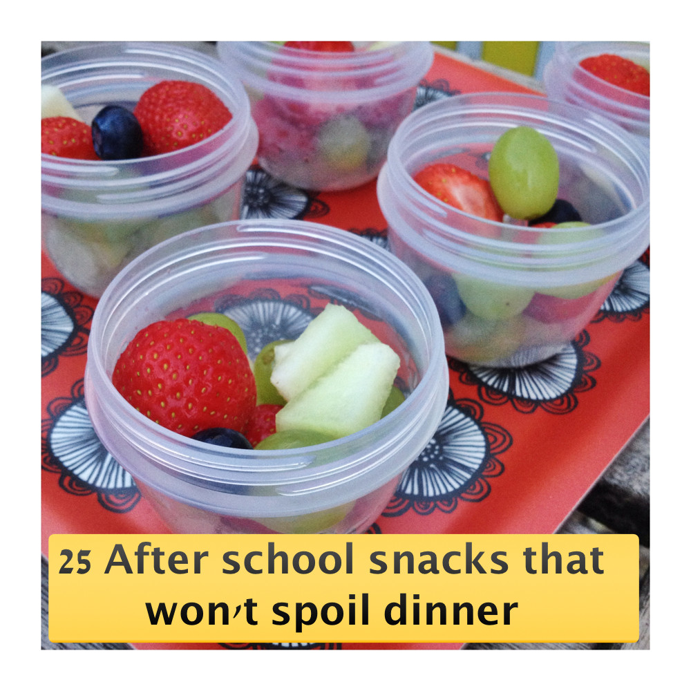 Healthy After Dinner Snacks
 25 After school snack ideas that won t spoil dinner