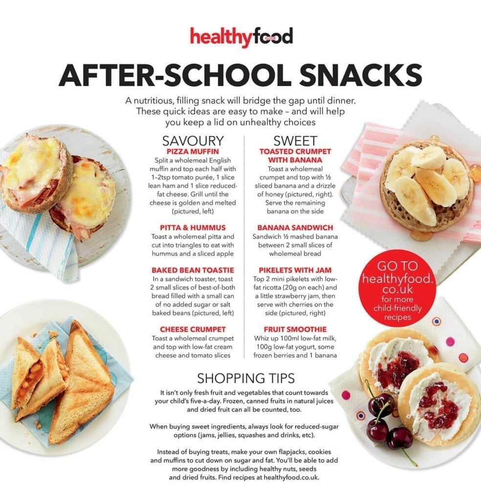 Healthy After Dinner Snacks
 Healthy snack ideas for after school Healthy Food Guide