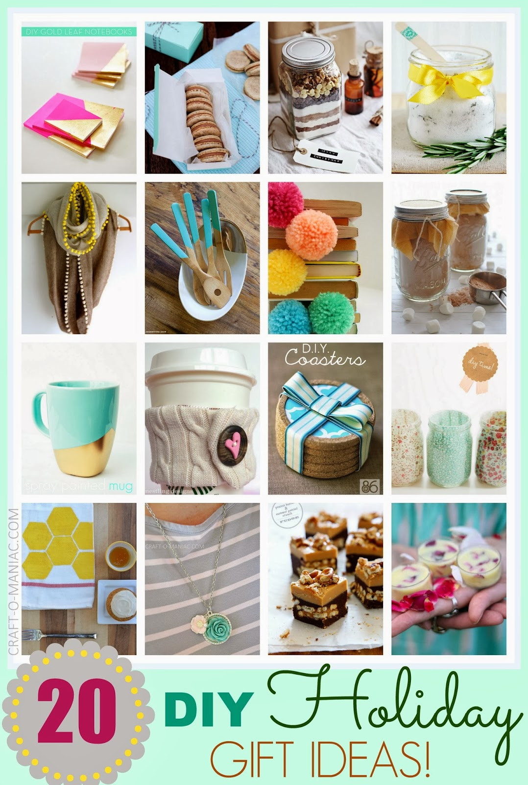 Holiday Crafts Gift Ideas
 Top 20 DIY Holiday Gift Ideas