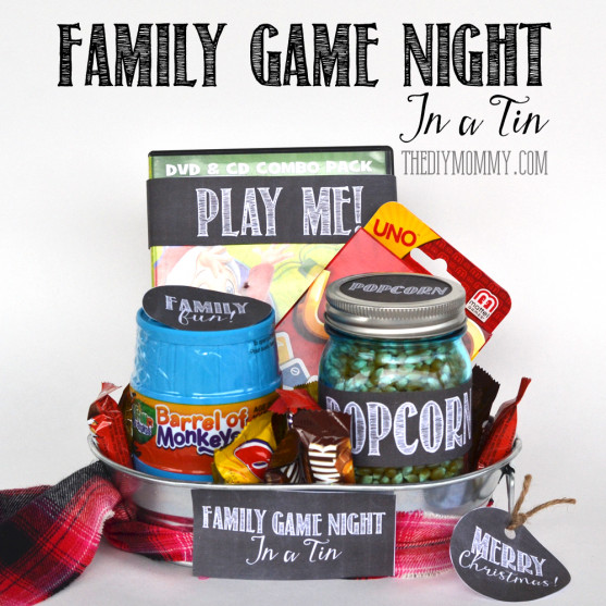 Holiday Gift Ideas Family
 A Gift In A Tin Family Game Night In A Tin
