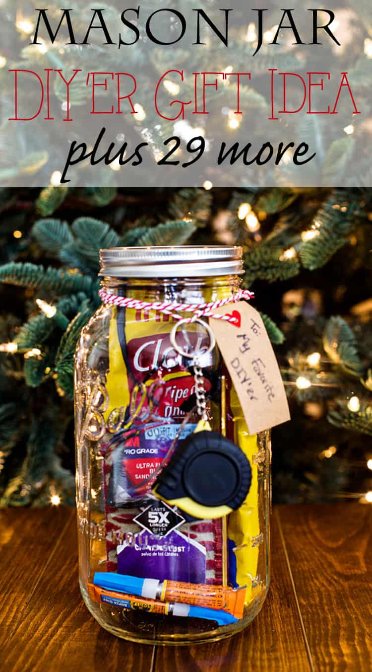 Holiday Mason Jar Gift Ideas
 Mason Jar Gift for the DIY Lover Domestically Speaking