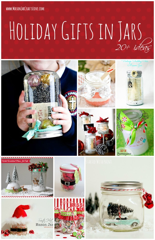 Holiday Mason Jar Gift Ideas
 Holiday Gift Ideas in Jars Mason Jar Crafts Love