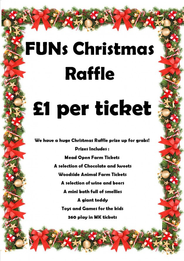 Holiday Party Raffle Ideas
 FUNs Christmas Raffle Prize Draw Families United Network