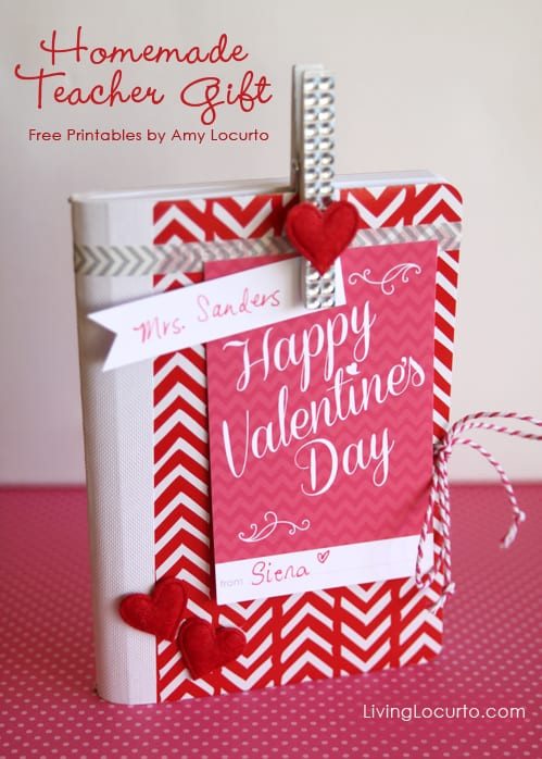 Home Made Gift Ideas For Valentines Day
 Teacher Valentine s Day Gift Idea Free Printables