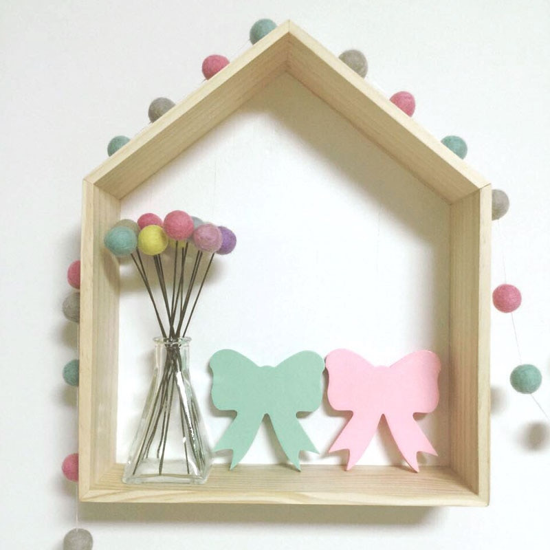Hooks For Kids Room
 Cute bowknot wooden clothes hook for kids room wall